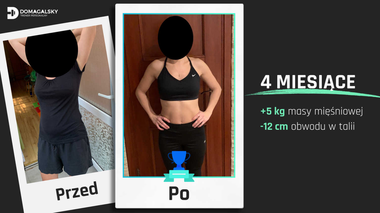 trening personalny Poznań, metamorfoza podopiecznych