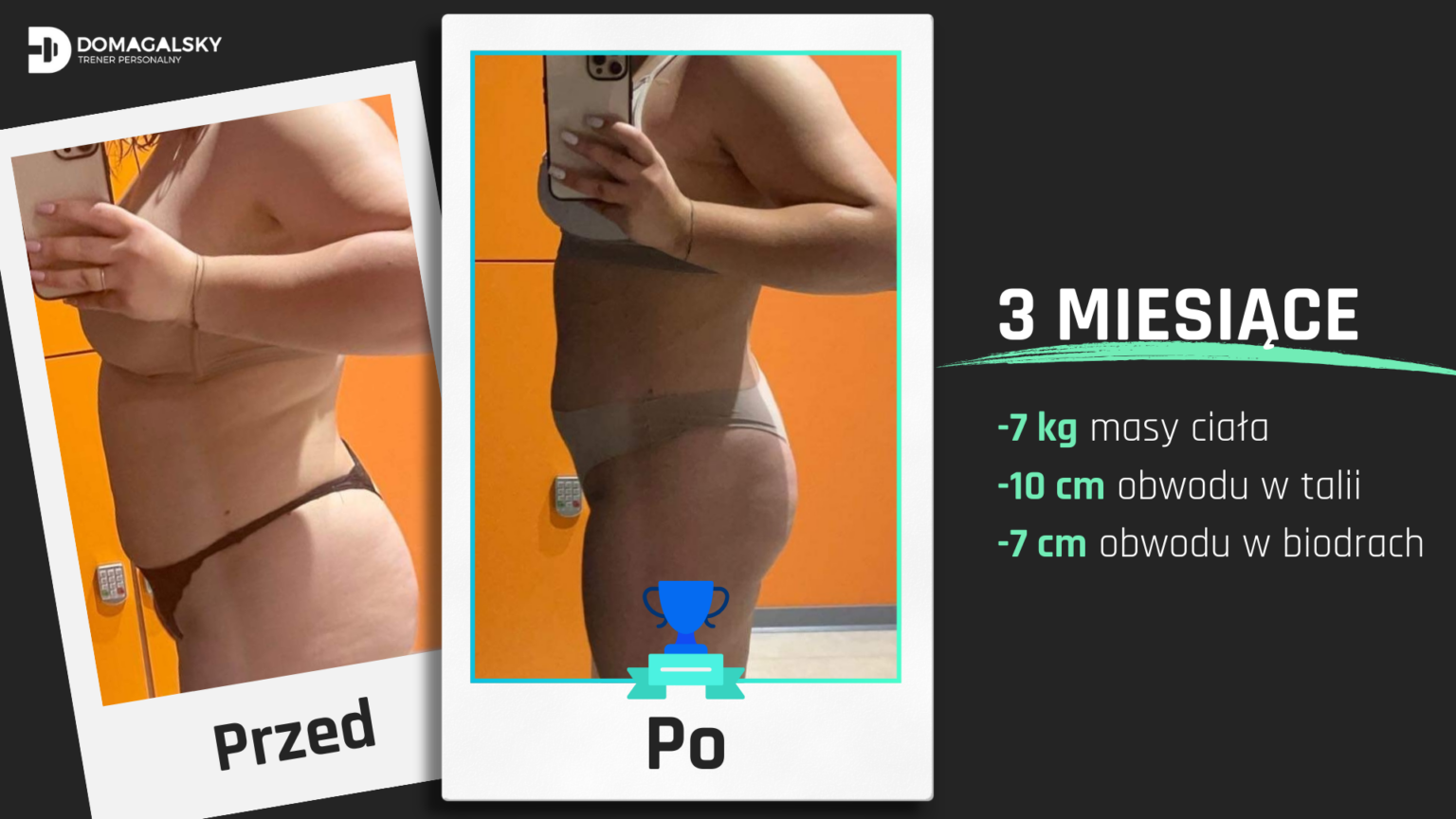 trening personalny Poznań, metamorfoza podopiecznych