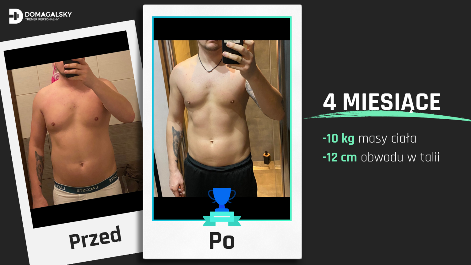 trening personalny Poznań, metamorfoza podopiecznych