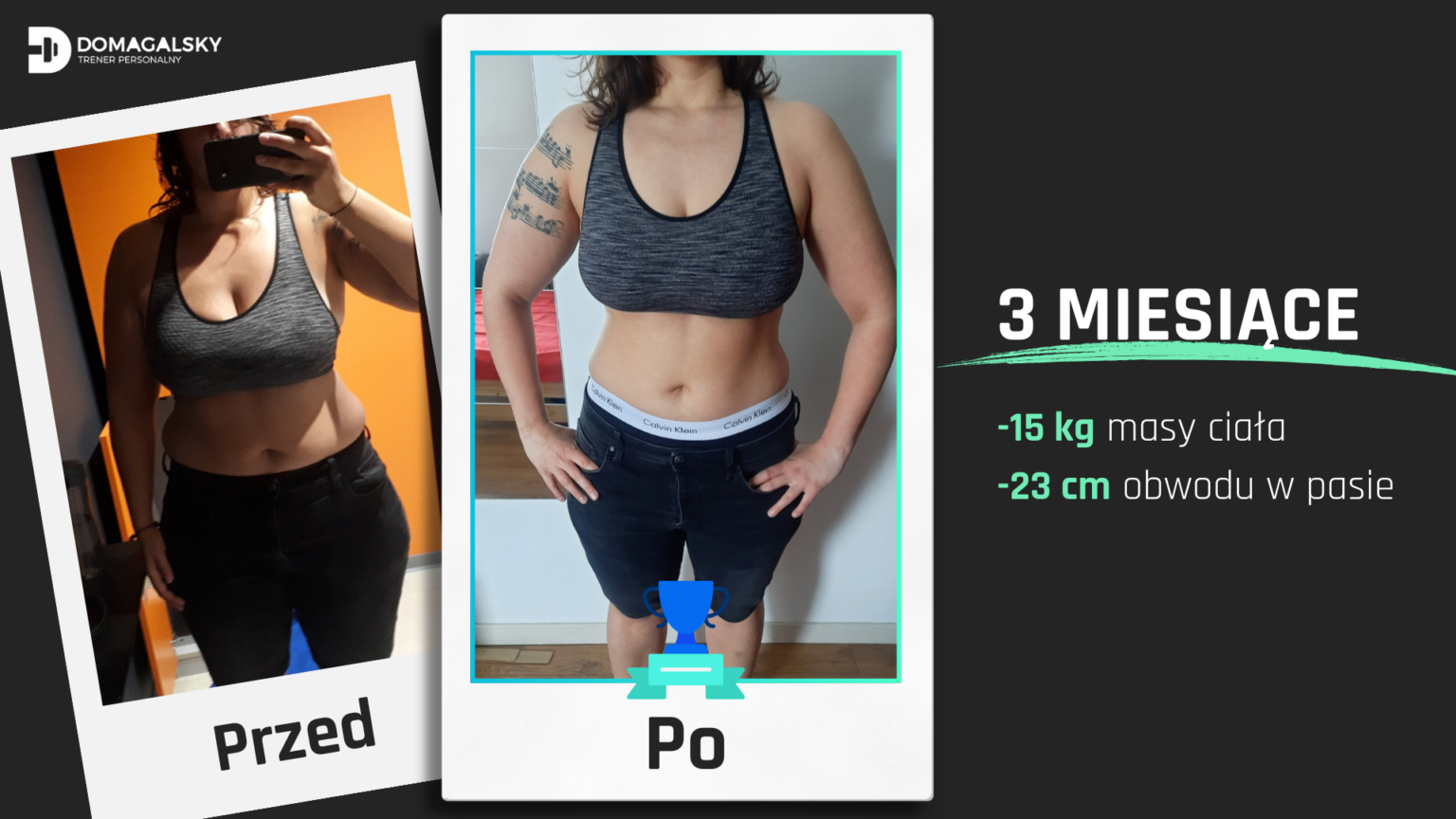 trening personalny Poznań, metamorfoza podopiecznych