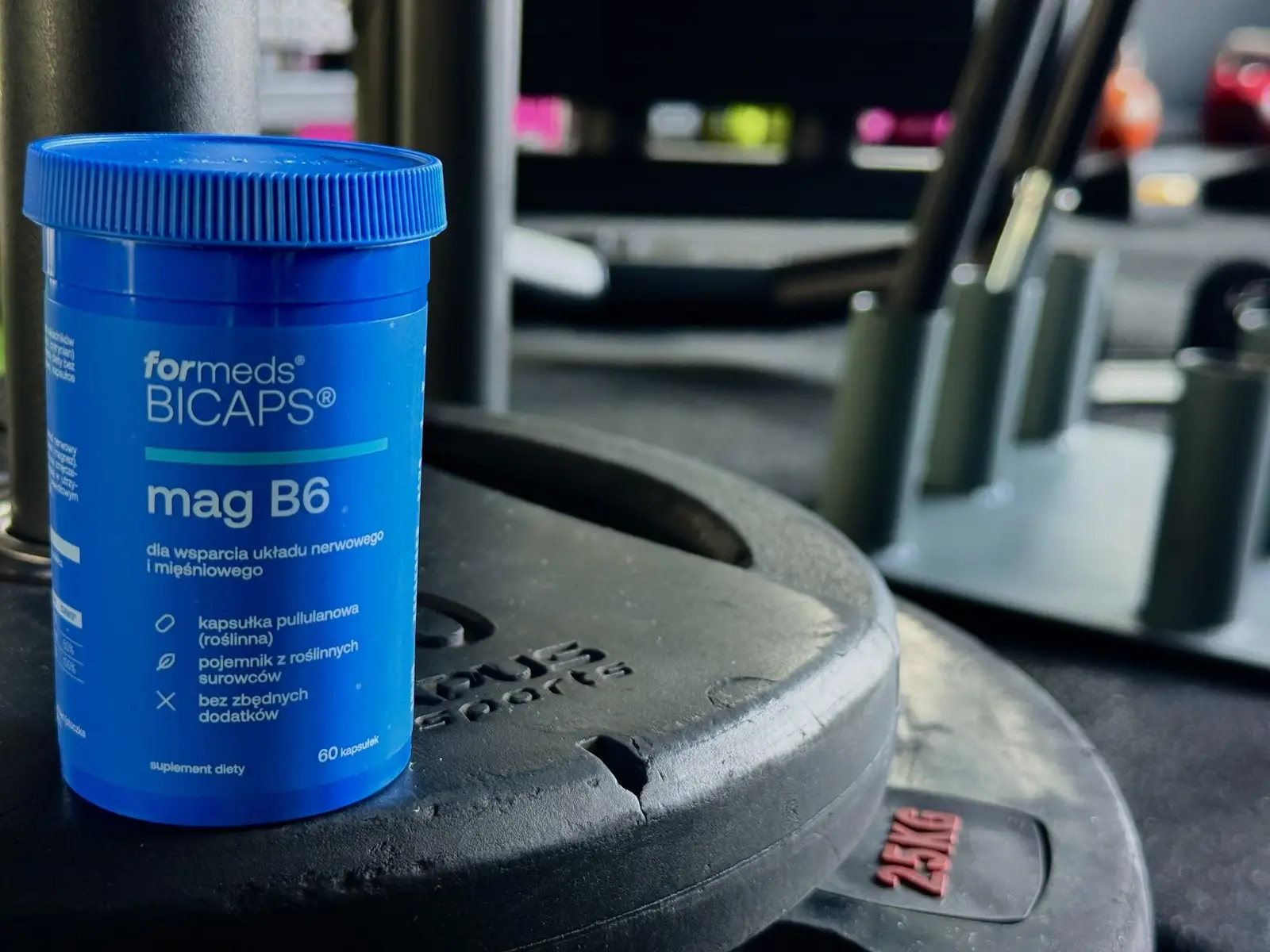 Opakowanie ForMeds Bicaps Mag B6, cytrynian magnezu w kapsułkach roślinnych