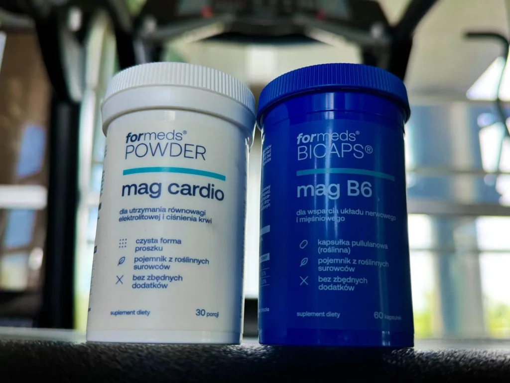 Magnez ForMeds w dwóch formach: proszek Mag Cardio i kapsułki Bicaps Mag B6